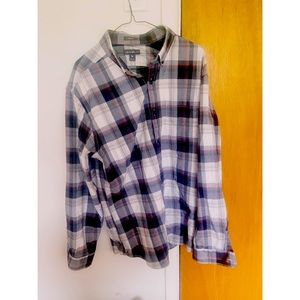 Eddie Bauer Plaid dress shirt - Men’s - like NEW